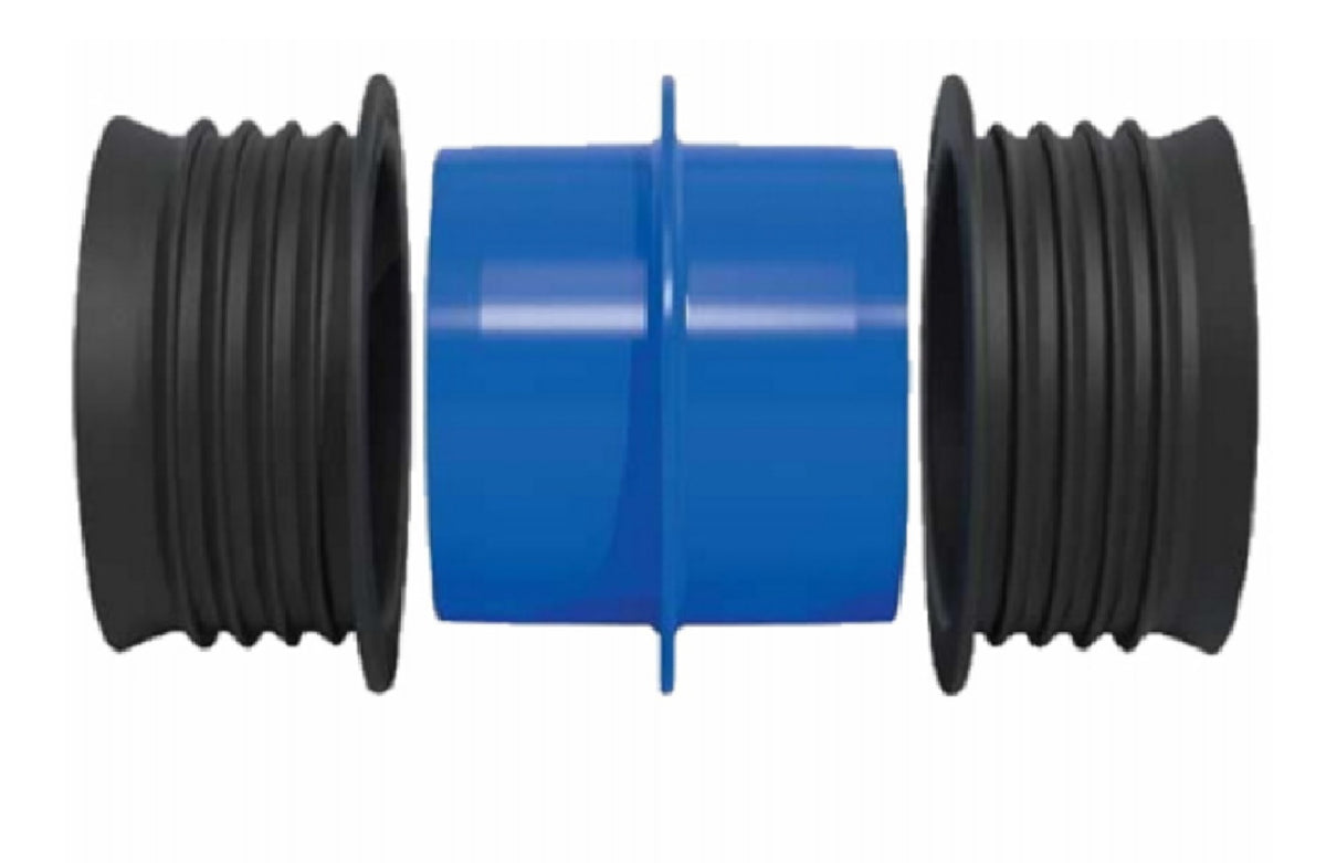 Fernco IC44P Pushfit Coupling, 4 Inch