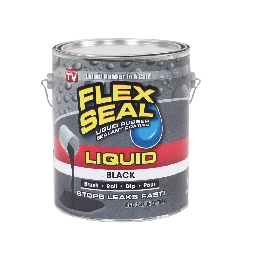 Flex Seal US855BLK01-2 Liquid Rubber Sealant Coating, Black, 1 Gallon