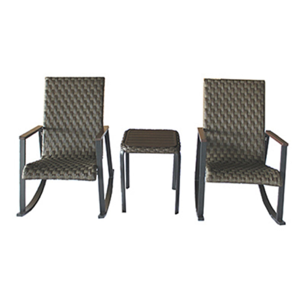 Four Seasons Courtyard RXTV-2008-RL Bayside 3 Piece Woven Chat Set