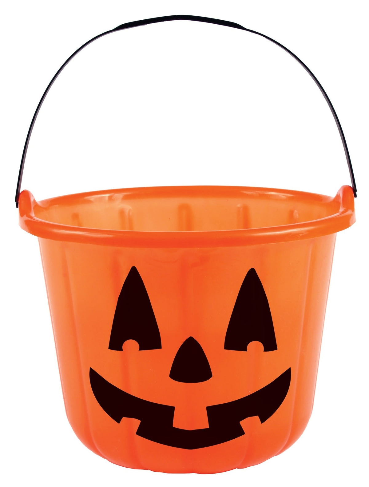 Fun World 94811 Trick Or Treat Halloween Pumpkin Bucket, Orange