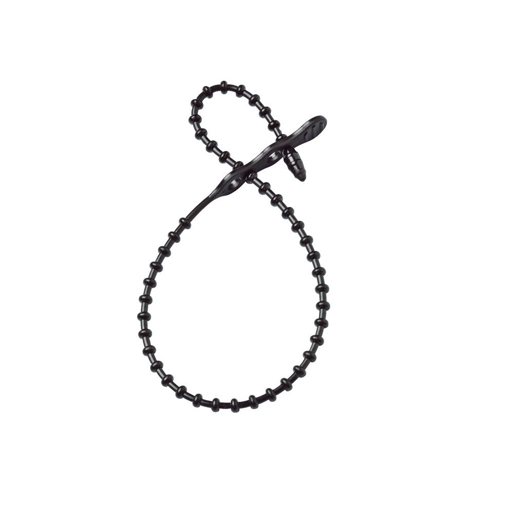 Gardner Bender 45-8BEADBK Beaded Cable Tie, 8 Inch