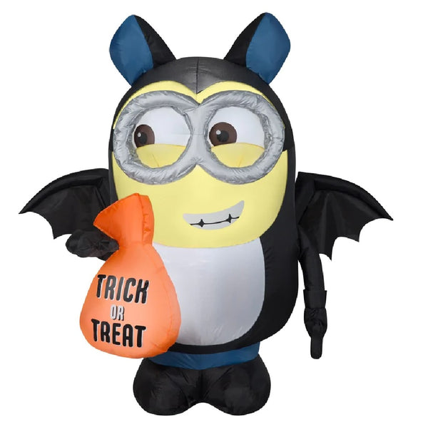 Gemmy 226688 Minions Dave in Bat Halloween Costume, 3.5 Feet