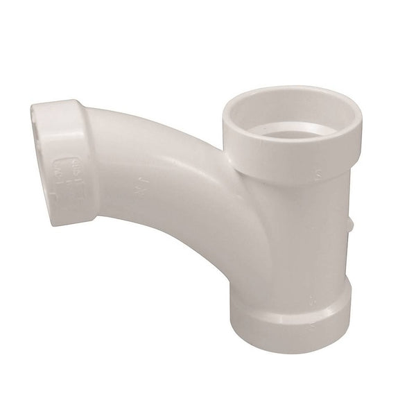 Genova 194337 Pipe Tee-Wye, 4 Inch x 4 Inch x 2 Inch