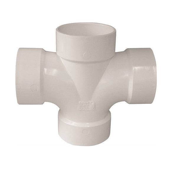 Genova 192188 Sanitary Tee, 2 Inch x 1-1/2 Inch