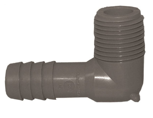 Genova UPPME-05 Insert Elbow, 1/2 Inch Insert x MIP, 200 PSI