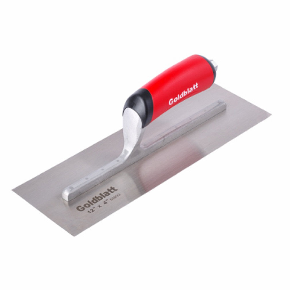 Goldblatt G06113 Professional Flat Finishing Trowel, 12 Inch x 4 Inch