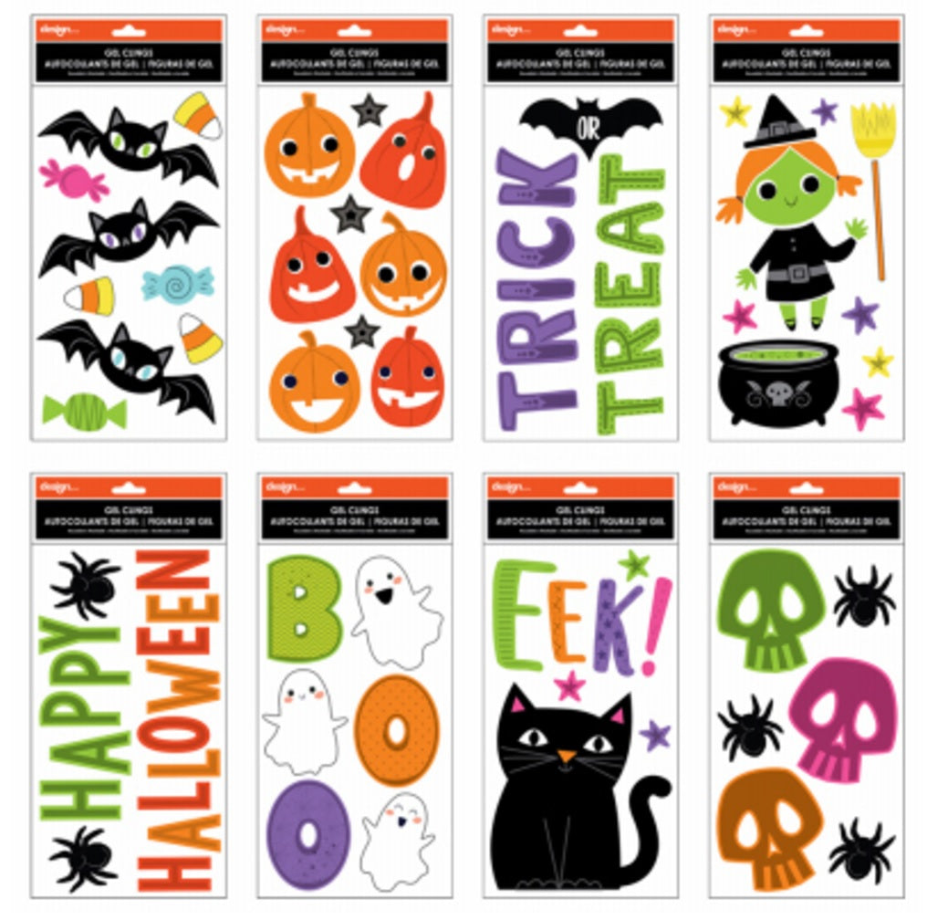 IG Design IG128275 Halloween Gel Clings, Small