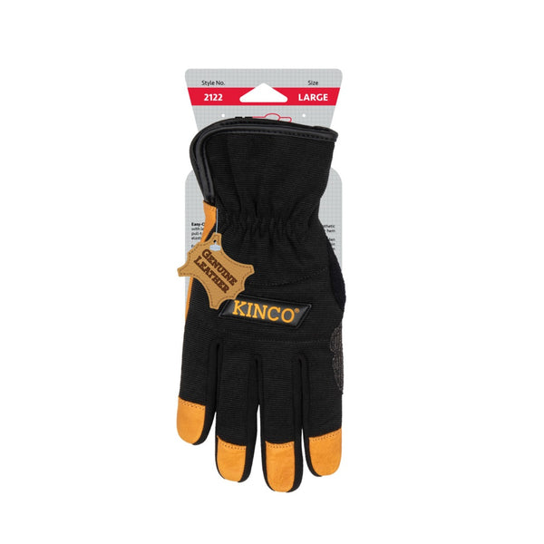 Kinco 2122-L Angled Wing Thumb Work Gloves, Large