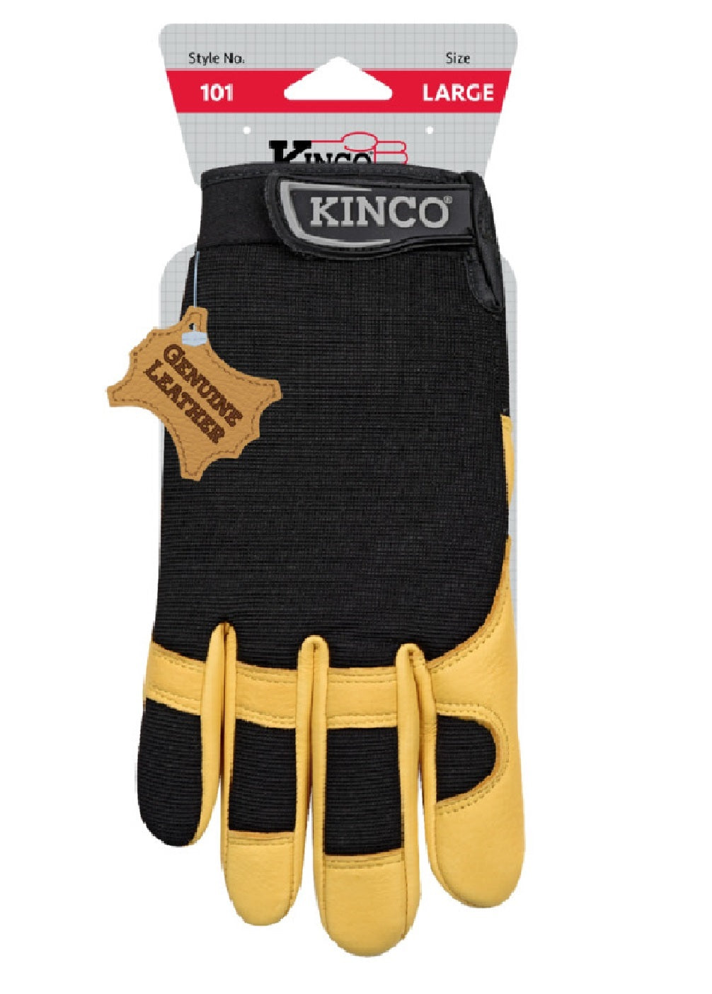Kinco Deerskin Leather Mechanic Gloves X-Large