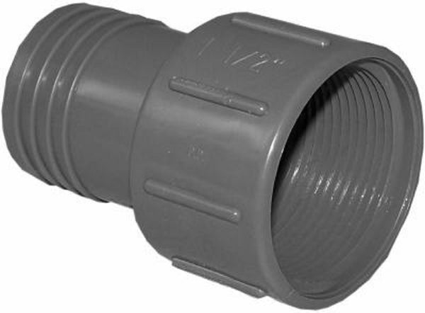 Lasco 1435015RMC Poly Female Pipe Thread Insert Adapter, 1-1/2 Inch