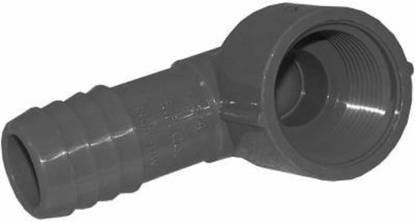 Lasco 1407007RMC Poly Female Pipe Thread Insert Elbow, 3/4 Inch