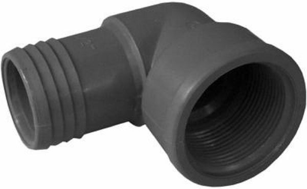 Lasco 1407015RMC Poly Female Pipe Thread Insert Elbow, 1-1/2 Inch