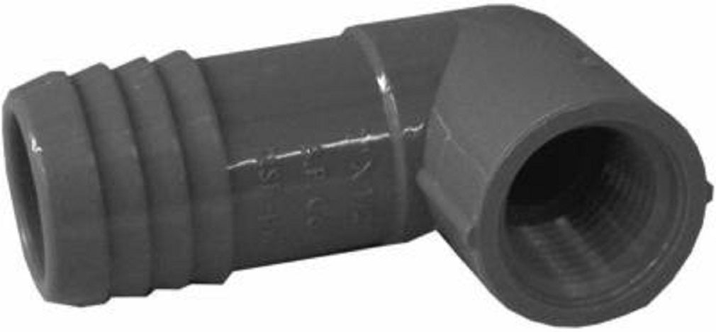 Lasco 1407130RMC Poly Female Pipe Thread Insert Reducing Elbow, 1 Inch x 1/2 Inch