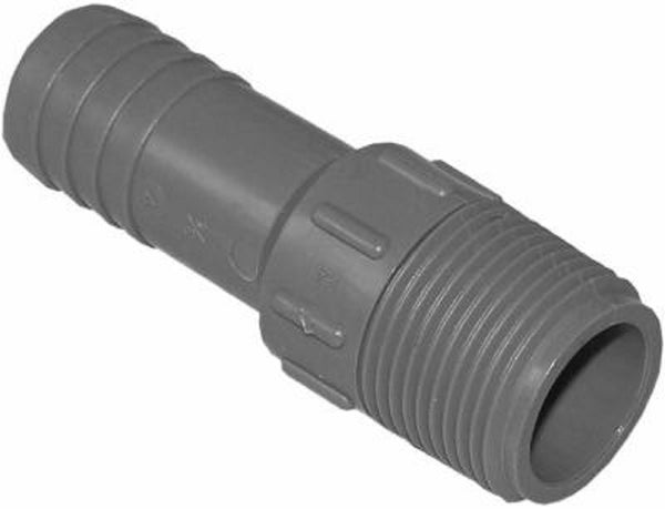 Lasco 1436007RMC Poly Male Pipe Thread Insert Adapter, 3/4 Inch