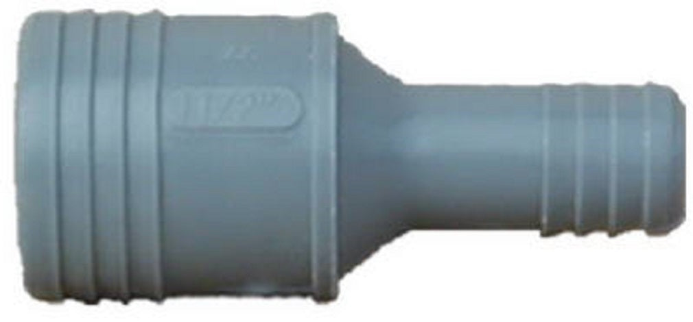 Lasco 1429101RMC Reducing Poly Insert Coupling, 3/4 Inch x 1/2 Inch