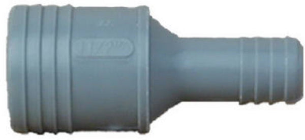 Lasco 1429168RMC Reducing Poly Insert Coupling, 1-1/4 Inch x 1 Inch