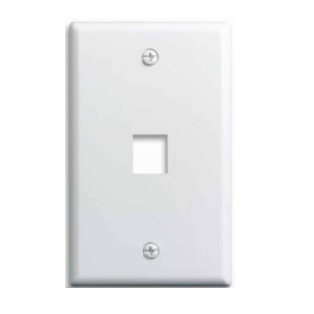 Legrand F3401WHV1 One Port Wall Plate, White