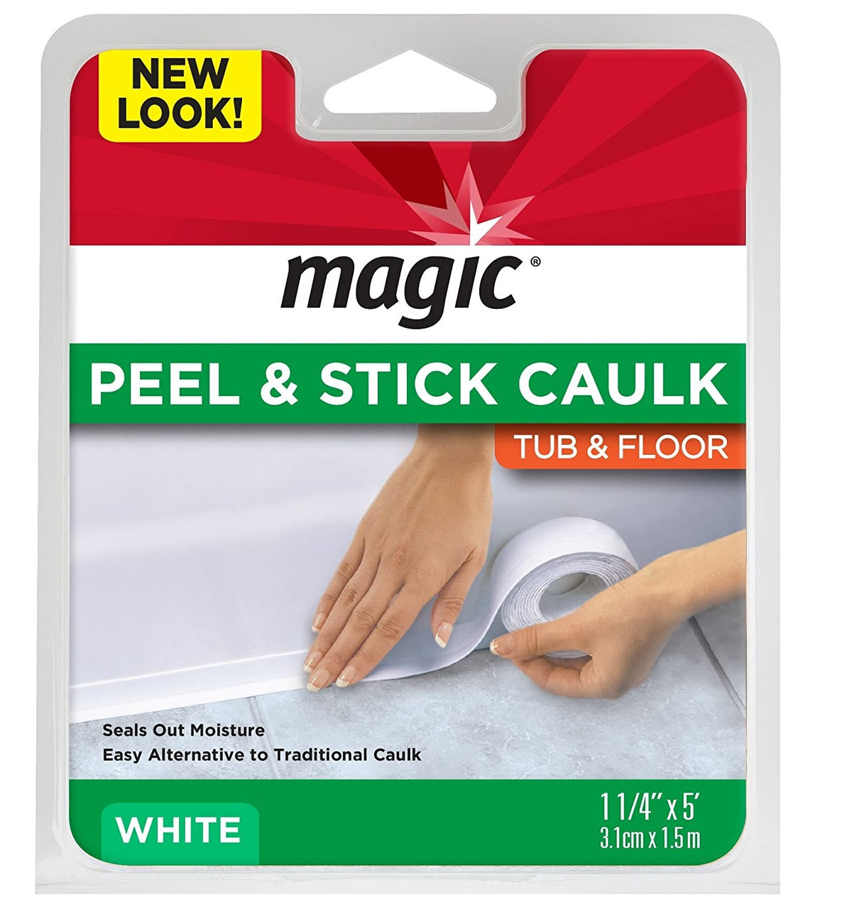 Magic 3015 Peel and Stick Caulk, White