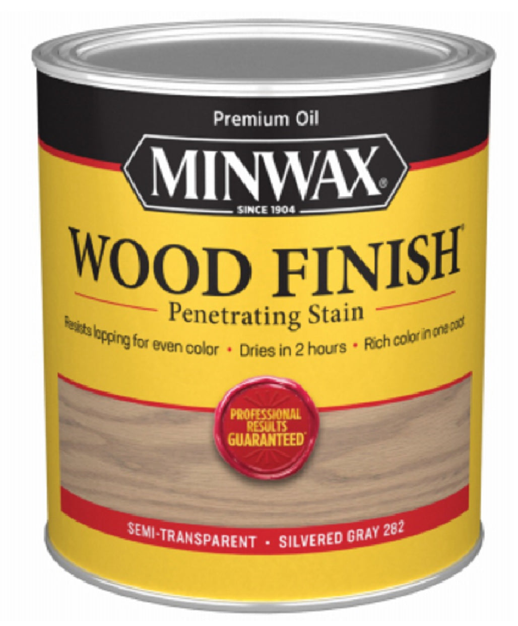 Minwax 701024444 Wood Finish Silvered Gray Interior Stain, 1 Quart