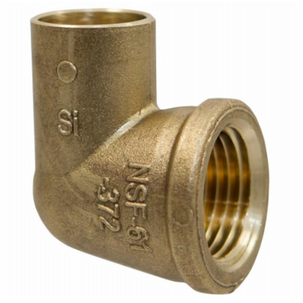 Nibco BF0090LC 90-Degree Copper Elbow, 1/2 Inch