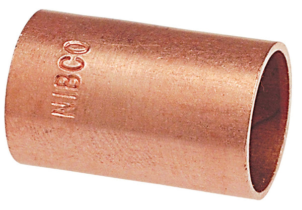 Nibco W00990T Copper Coupling without Stop, 1-1/2 Inch