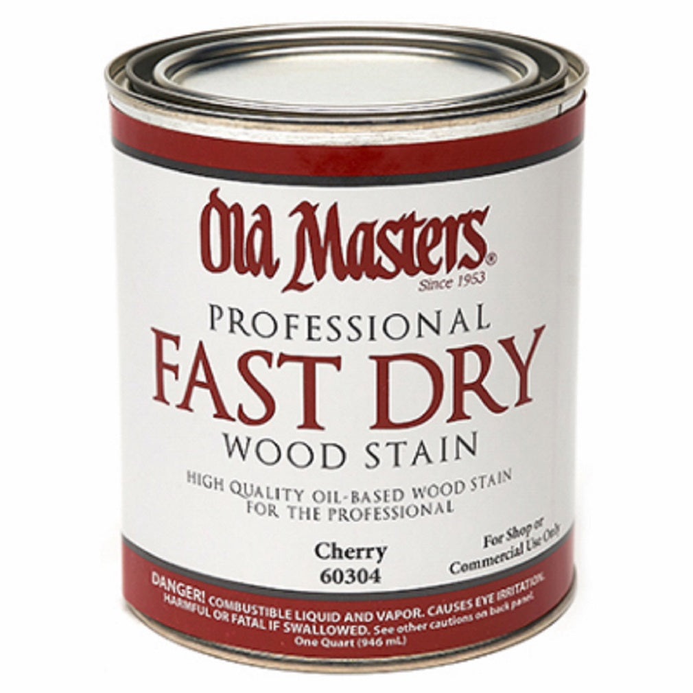 Old Masters 60304 Cherry Fast Dry Stain, Oil Based, 1 Quart