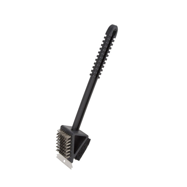 Omaha BBQ-37126 Two-Way Grill Brush & Scrubber, 14 Inch