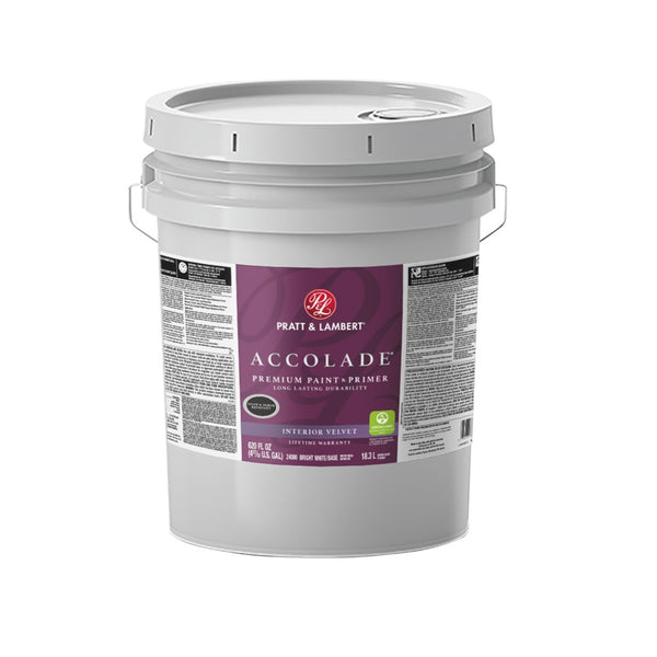 Pratt & Lambert 0000Z4080-20 Accolade Interior Premium Paint & Primer, 5 Gallon