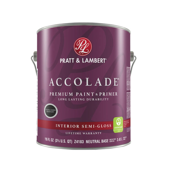 Pratt & Lambert 0000Z4183-16 Accolade Premium Paint & Primer, 116 Oz