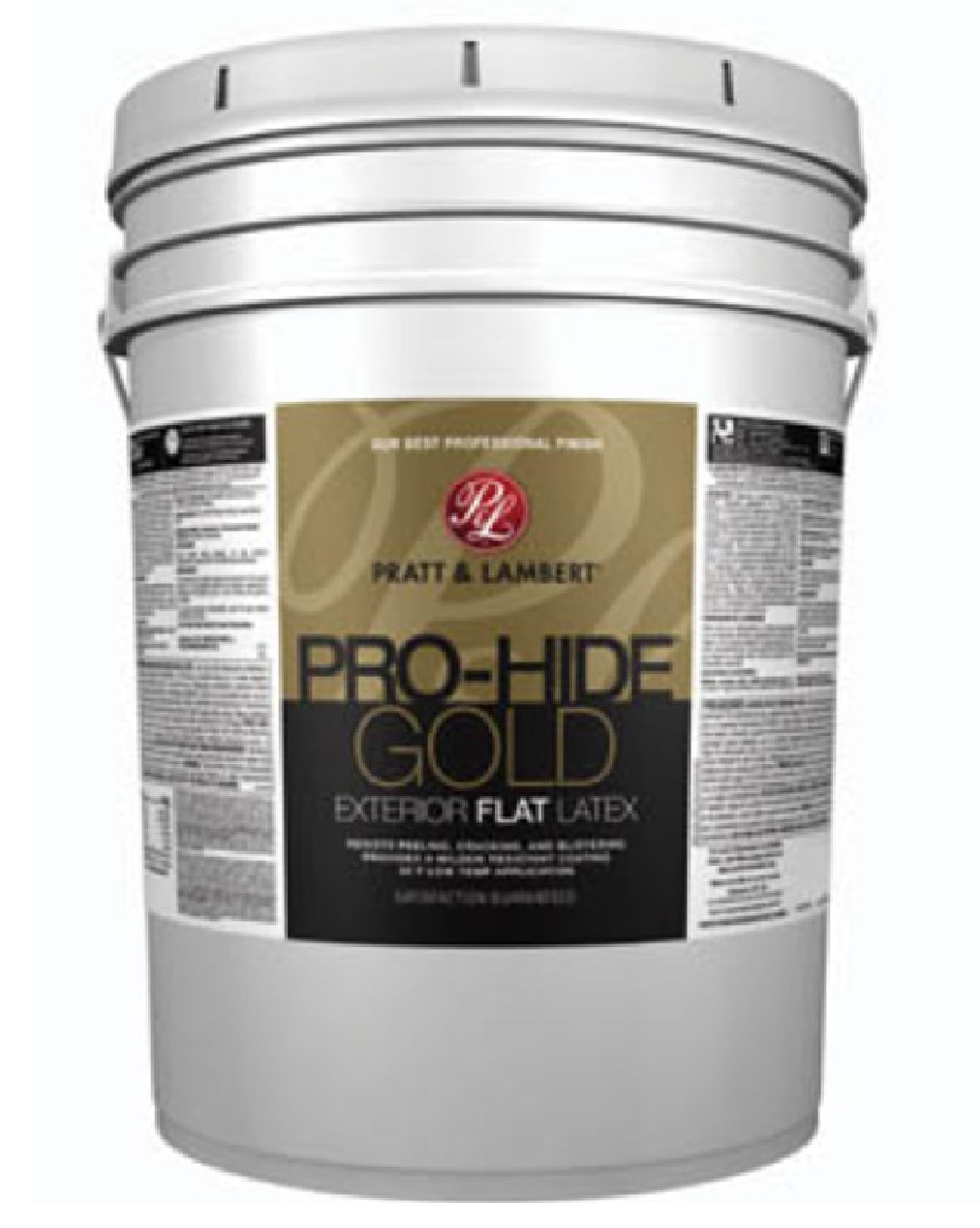 Pratt & Lambert 0000Z8492-20 Pro-Hide Gold Exterior Flat Latex, 5 Gallon