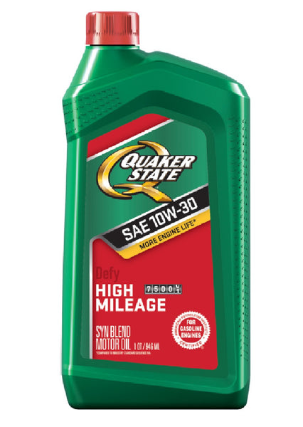 Quaker State 550043280 Defy SAE 10W30 Synthetic Motor Oil, 1 Quart