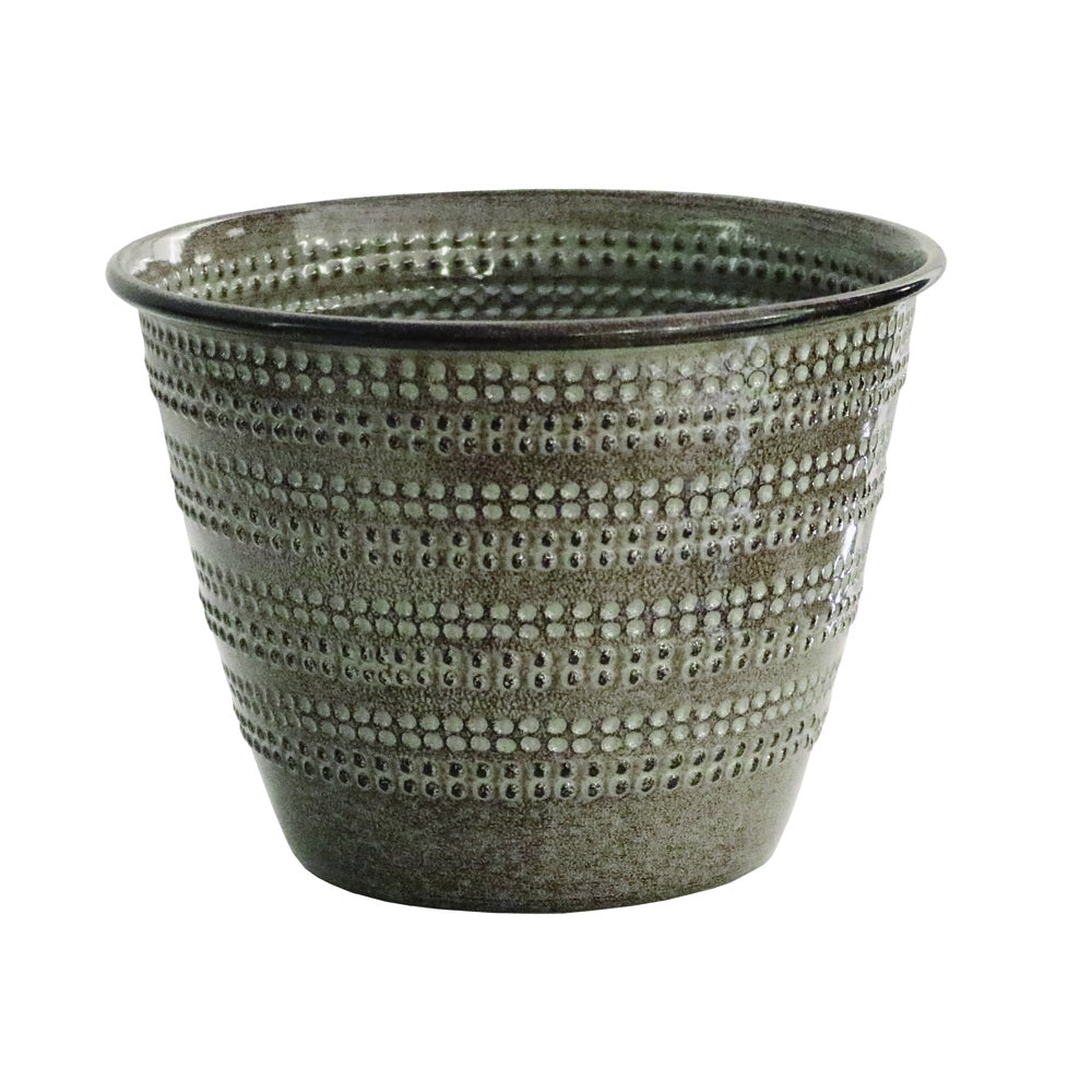 Robert Allen MPT01583 Cobblestone Planter, Greige