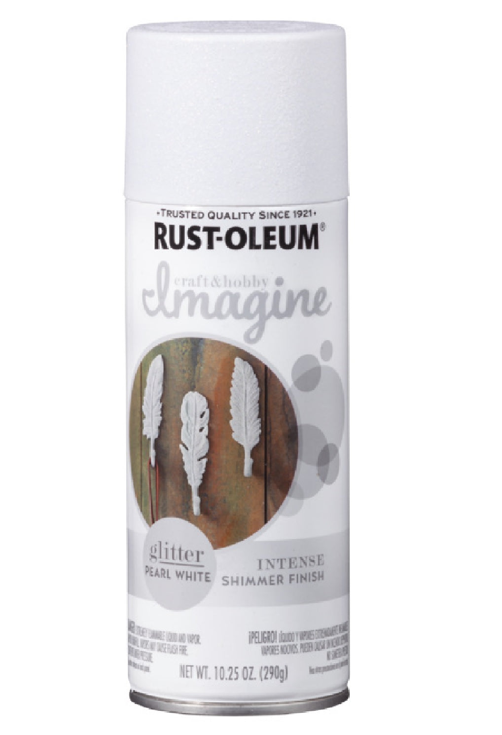 Rust-Oleum 345706 Glitter Spray Paint, White