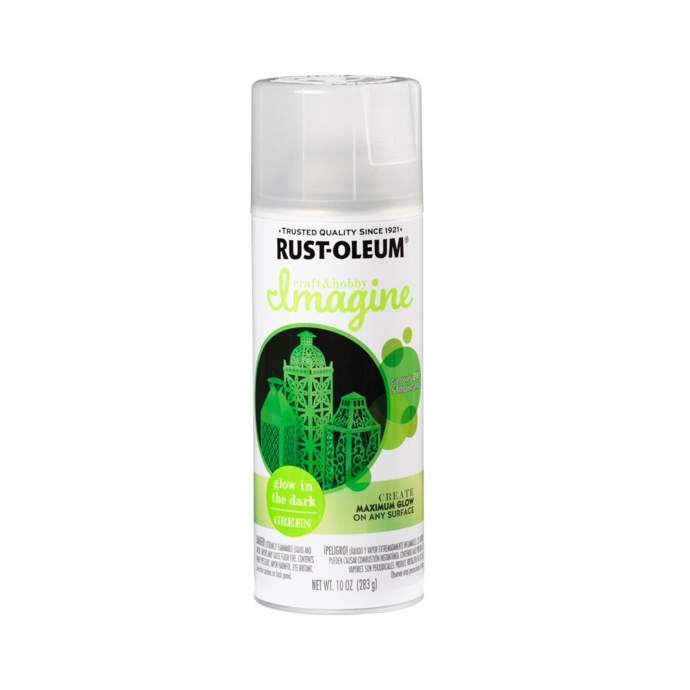 Rust-Oleum 353726 Glow In The Dark Spray Paint, Green