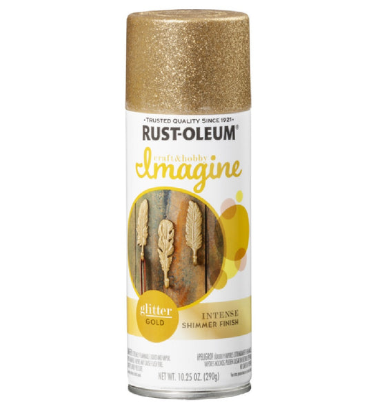 Rust-Oleum 344696 Specialty Glitter Spray Paint, Copper, 10.25 oz