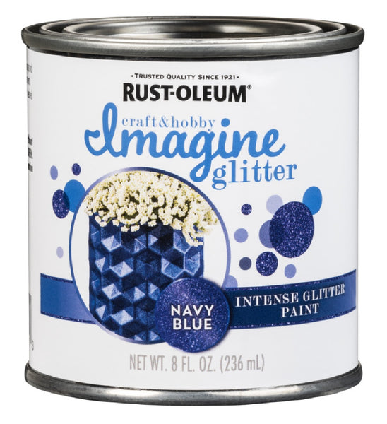 Rust-Oleum 350117 Intense Glitter Paint, Navy Blue