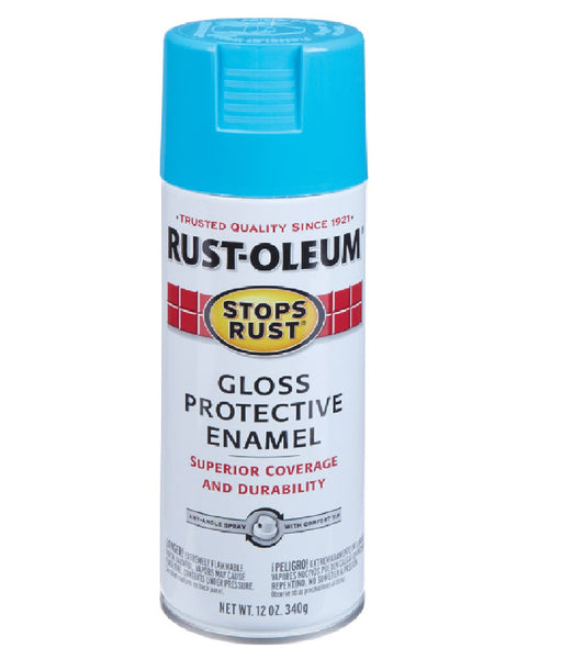 Rust-Oleum 269292 Stops Rust Spray, Maui Blue, 12 Ounce – Toolbox Supply