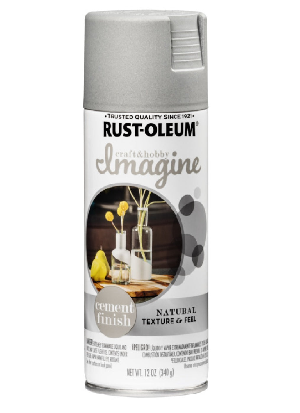 Rust-Oleum 354078 Textured Spray Paint, Cement