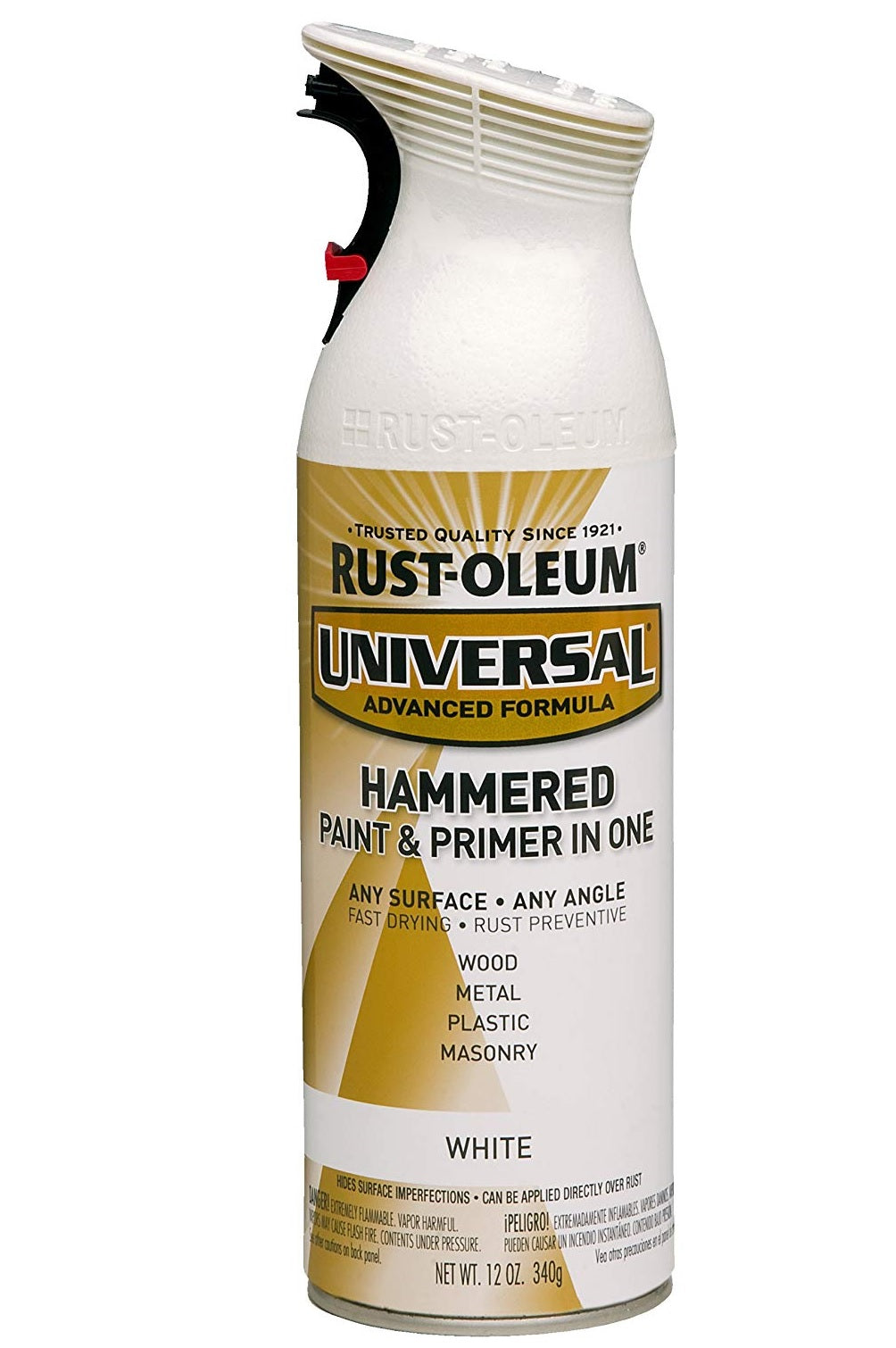 Rust-Oleum 267298 Universal All Surface Spray, White Hammered, 12 Oz –  Toolbox Supply