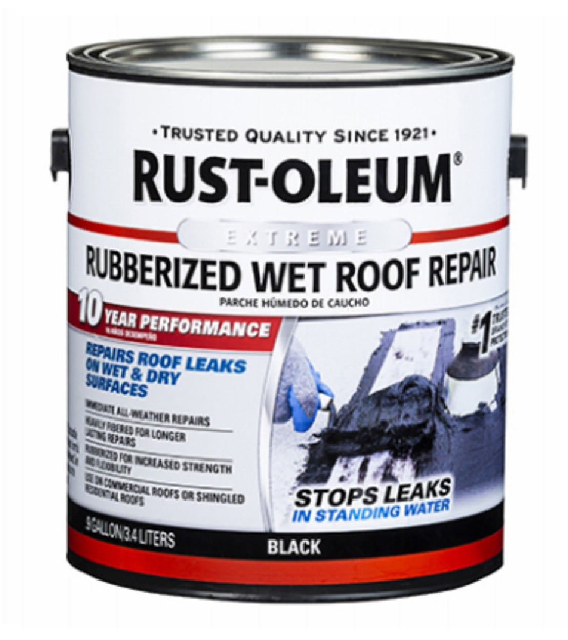 LEAK STOPPER 3.6-quart Fibered Waterproof Cement Roof Sealant in the Roof  Sealants department at