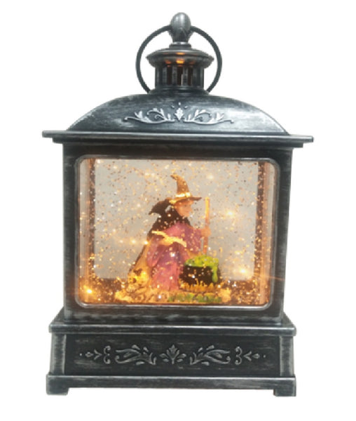 Santas Forest 8061319 Halloween Lantern Witch-Ghost, Acrylic