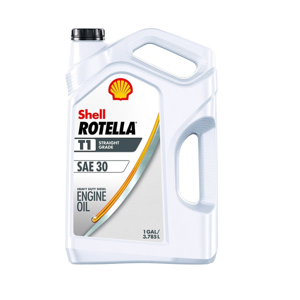 Shell Rotella 550054449 T1 Engine Oil Amber, 1 Gallon