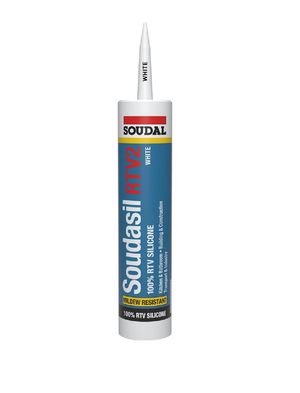 Soudal 146893 Silicone Sealant, Clear, 10.1 Oz