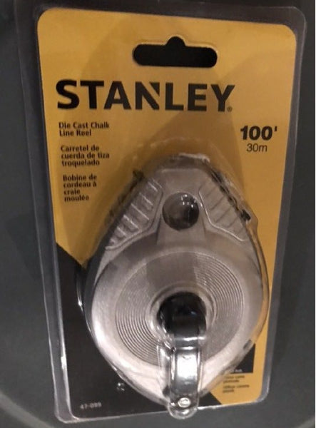 Stanley 47-099 Die Cast Chalk Line Reel 100' – Toolbox Supply