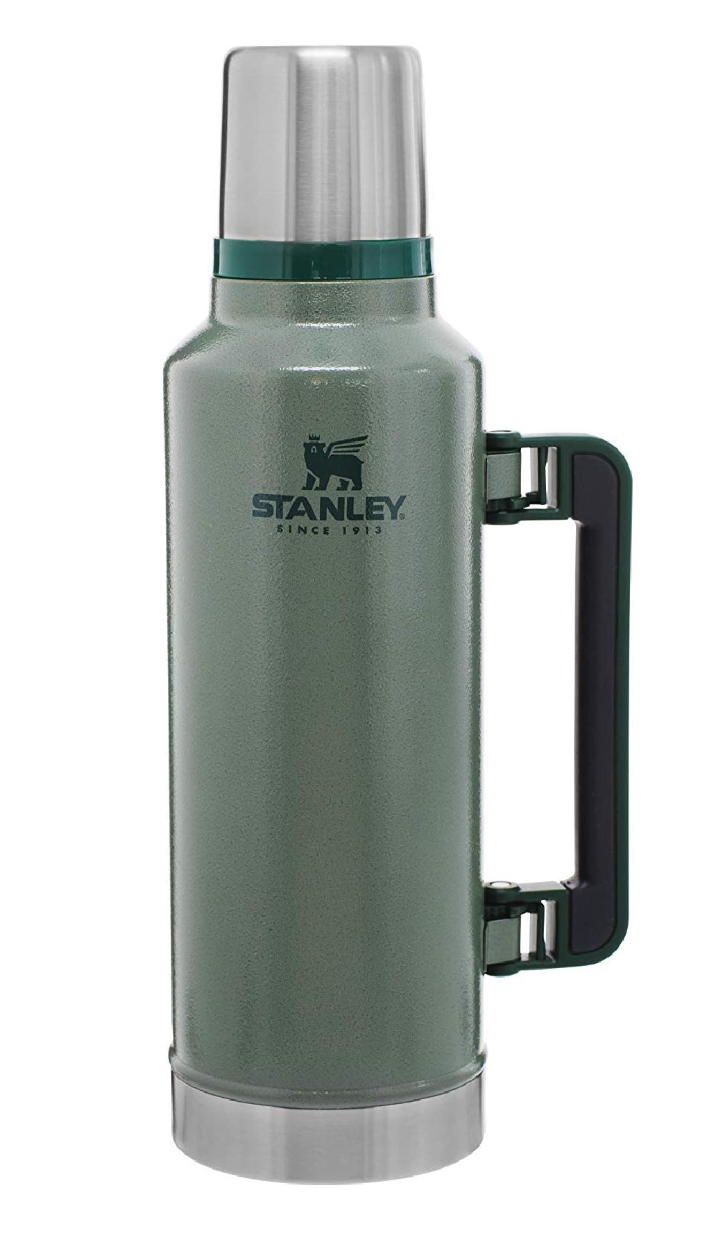 Stanley Classic Stainless Steel Vacuum Insulated Thermos Bottle, Green -  1.5 Qt