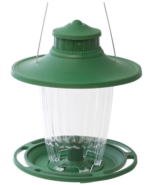 Stokes Select 108 Lantern Bird Feeder, Green, Plastic