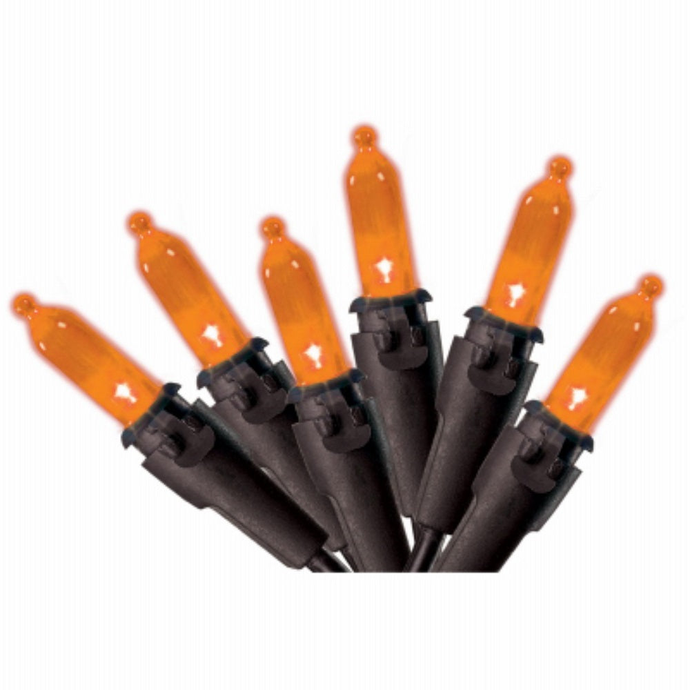 Sylvania V34765-88 Orange LED Mini Set, 100 Light