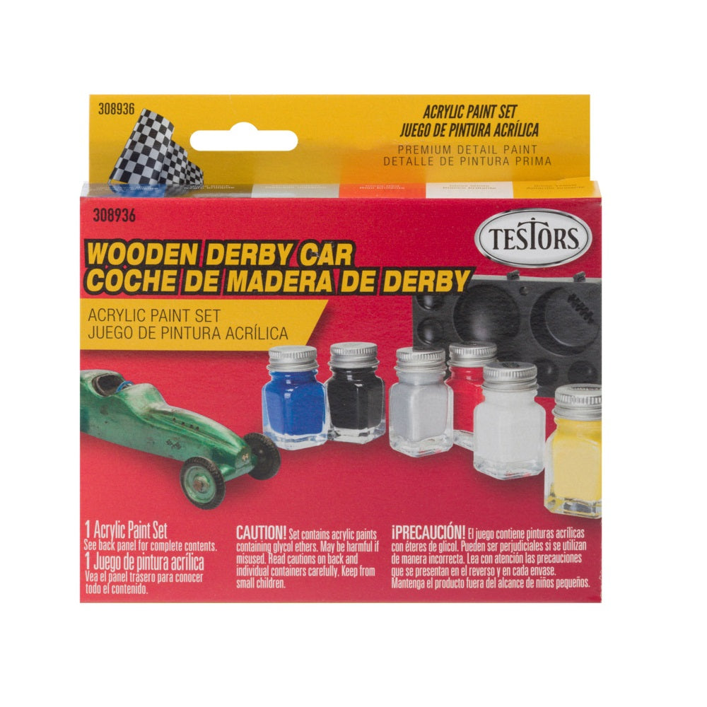 Testors 308936 Acrylic Paint Set, 0.25 Oz