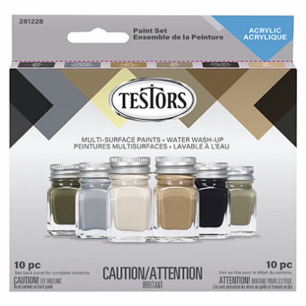 Testors 281228 Acrylic Paint Set