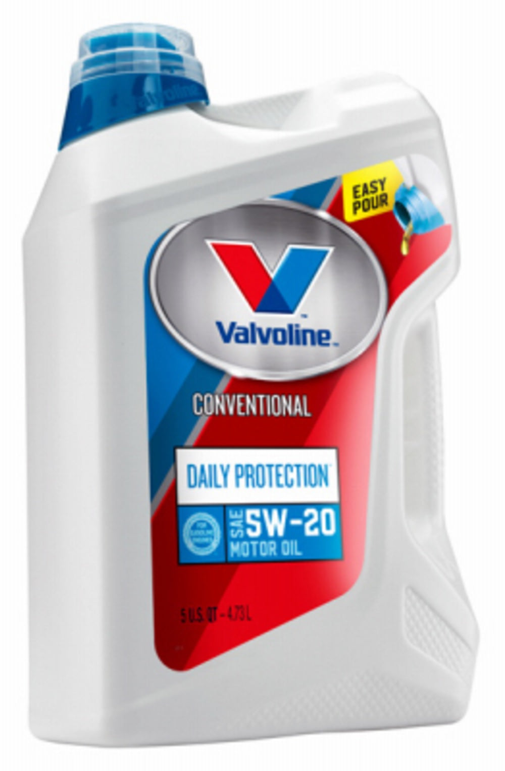 Valvoline 881158 5W20 Premium Conventional Daily Protection Motor Oil, 5 Quart